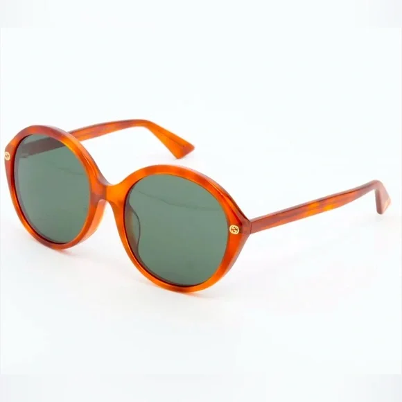 Gucci GG Round Sunglasses Tortoise Gucci Acetate Round Sunglasses GG2410S Havana 1805485  main image 3